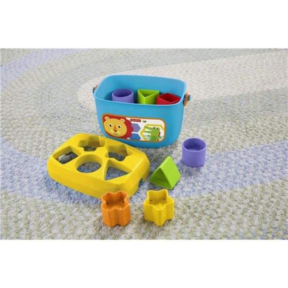 Fisher-Price Baby’s Blocks Shape Toy with Storage Bucket, 12 Pcs, Learning toys - Picture 5 of 6